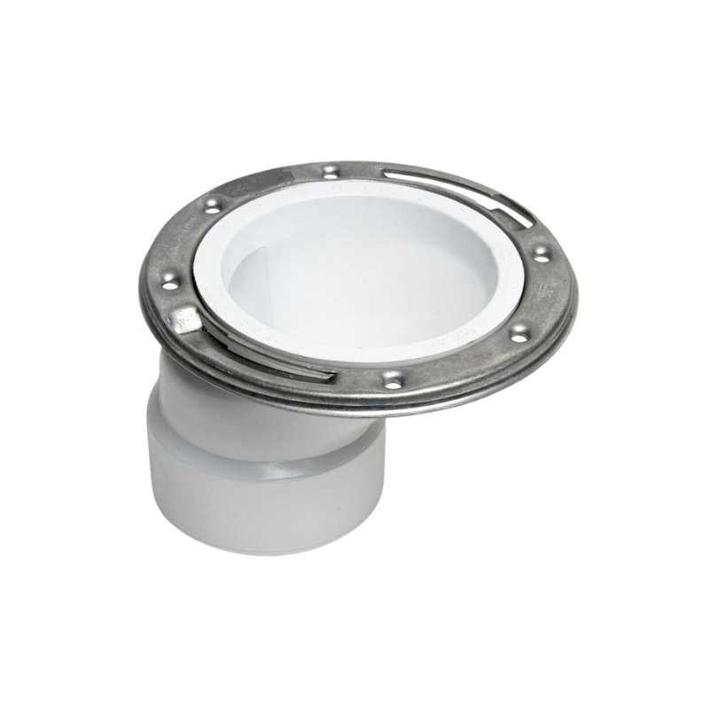 Closet Flange, Offset Stainless Steel Swivel
