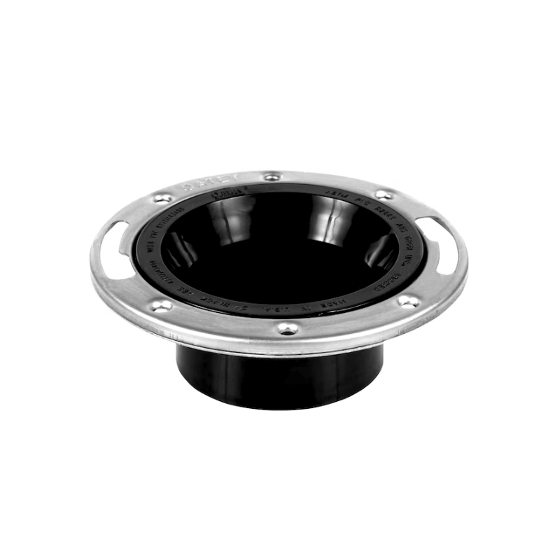 Closet Flange Stainless Steel Ring Test Cap