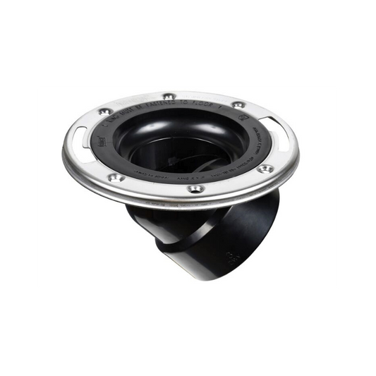 Closet Flange, 45º  Stainless Steel Swivel