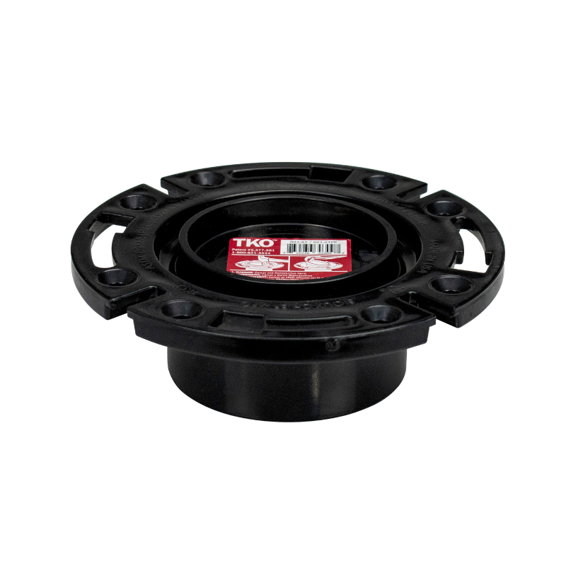 Closet Flange, Plastic Ring w/ Test Cap