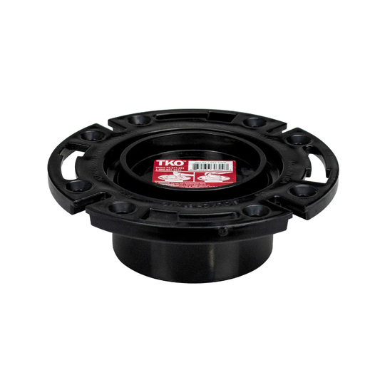 Closet Flange, Plastic Ring w/ Test Cap