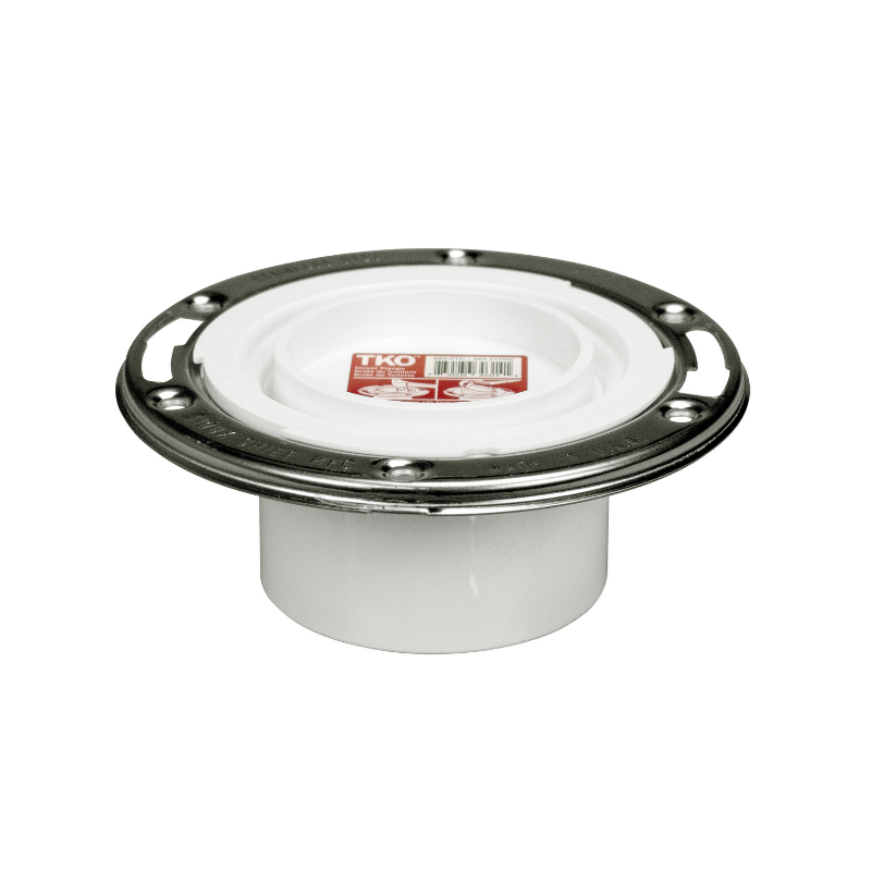 Closet Flange, TKO Stainless Steel Swivel Ring